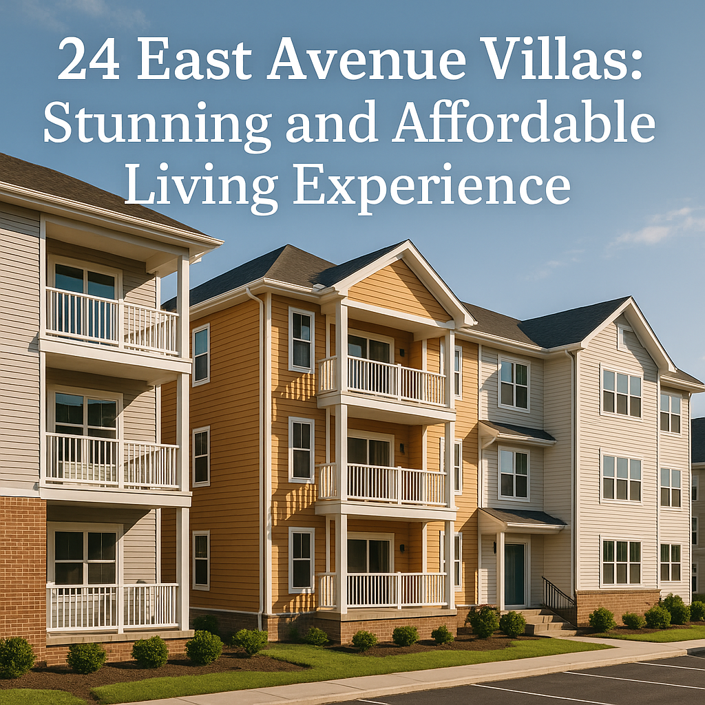 Generate a high-quality, relevant image prompt for an article about: 24 East Avenue Villas: Stunning