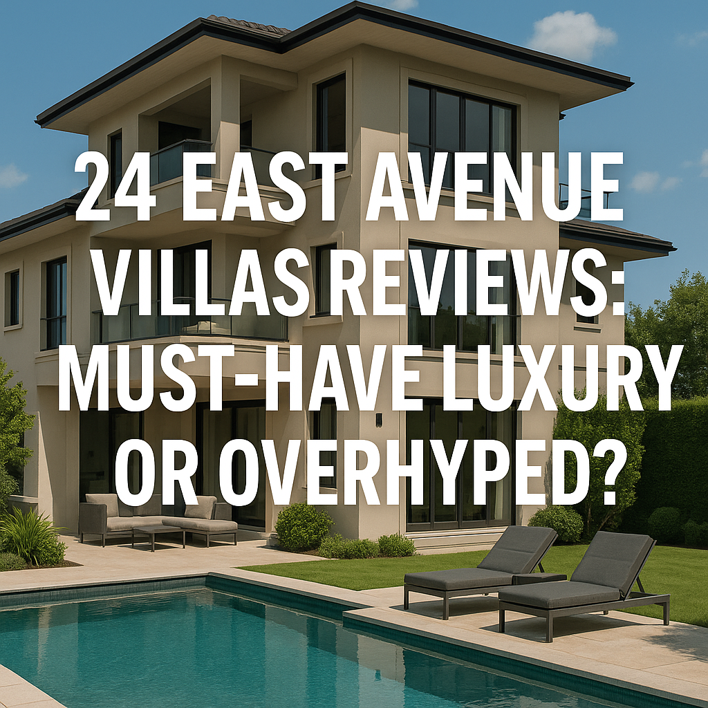 Generate a high-quality, relevant image prompt for an article about: 24 East Avenue Villas Reviews: