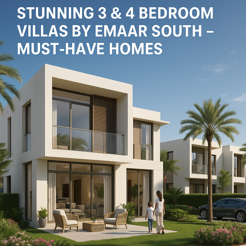 Generate a high-quality, relevant image prompt for an article about: Stunning 3 & 4 Bedroom Villas b