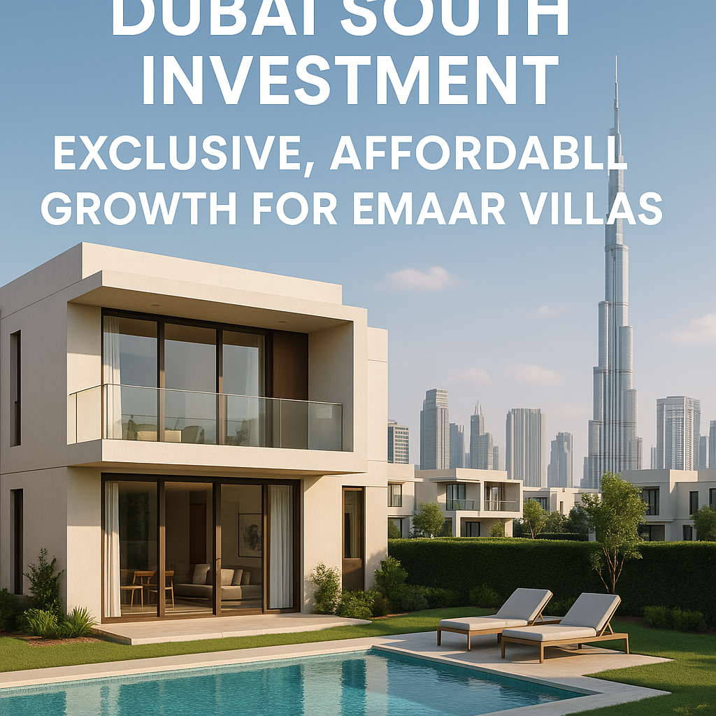 Generate a high-quality, relevant image prompt for an article about: Dubai South Investment: Exclusi