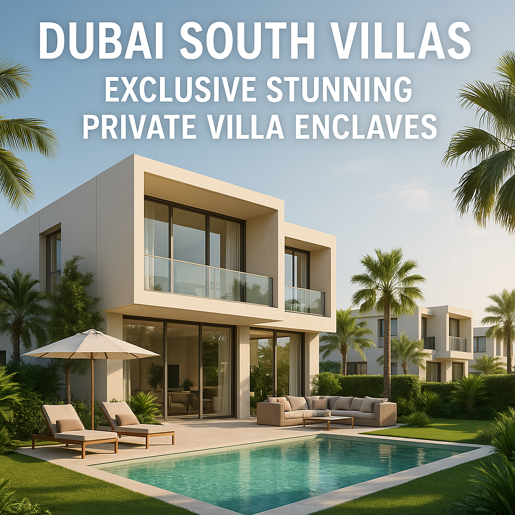 Generate a high-quality, relevant image prompt for an article about: Dubai South Villas: Exclusive S