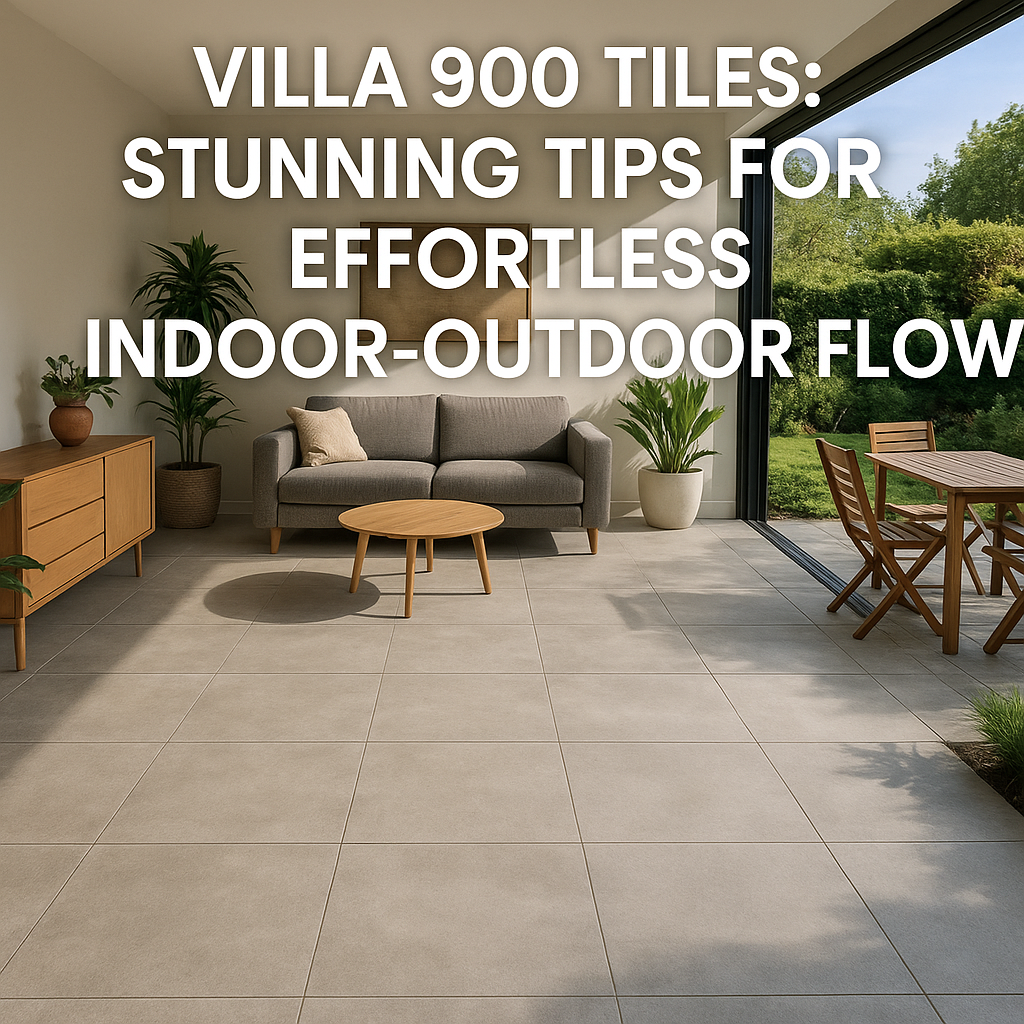 Generate a high-quality, relevant image prompt for an article about: Villa 900 Tiles: Stunning Tips