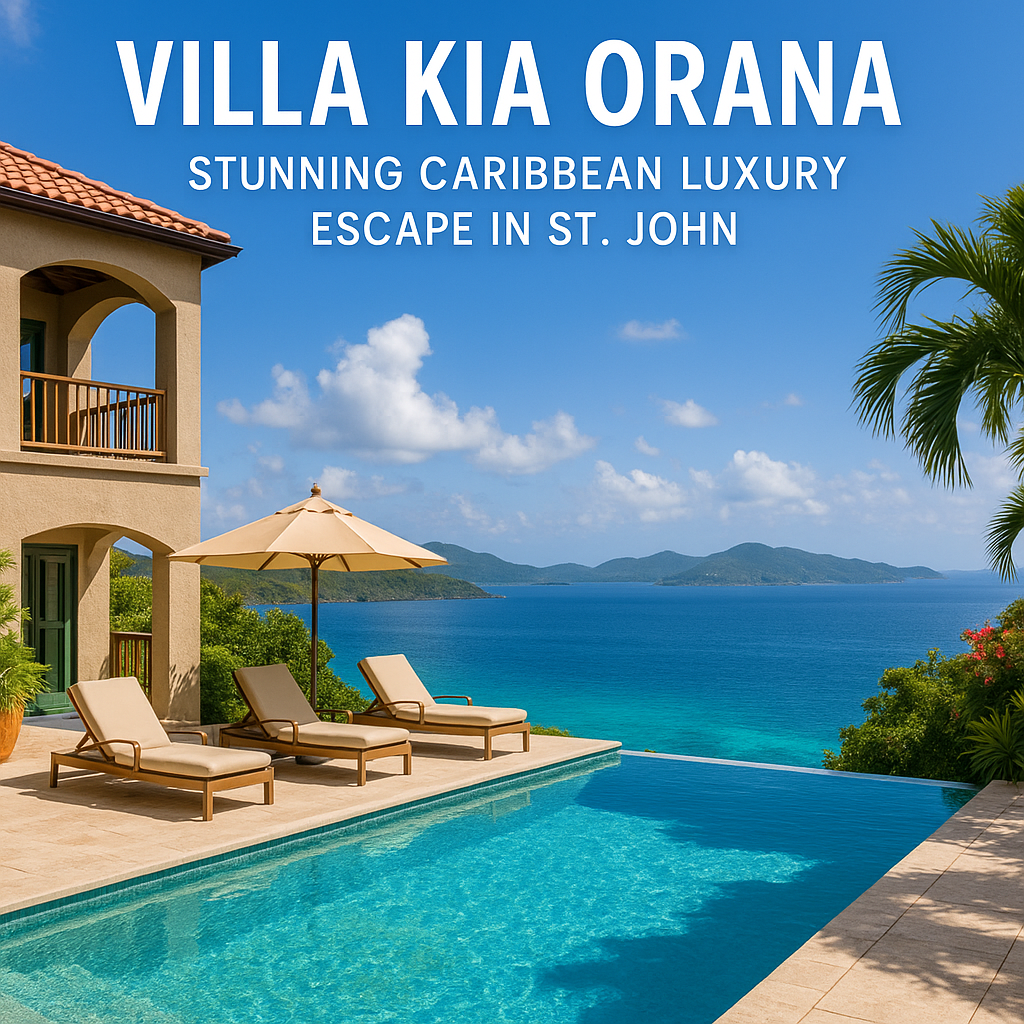 Generate a high-quality, relevant image prompt for an article about: Villa Kia Orana Stunning Caribb